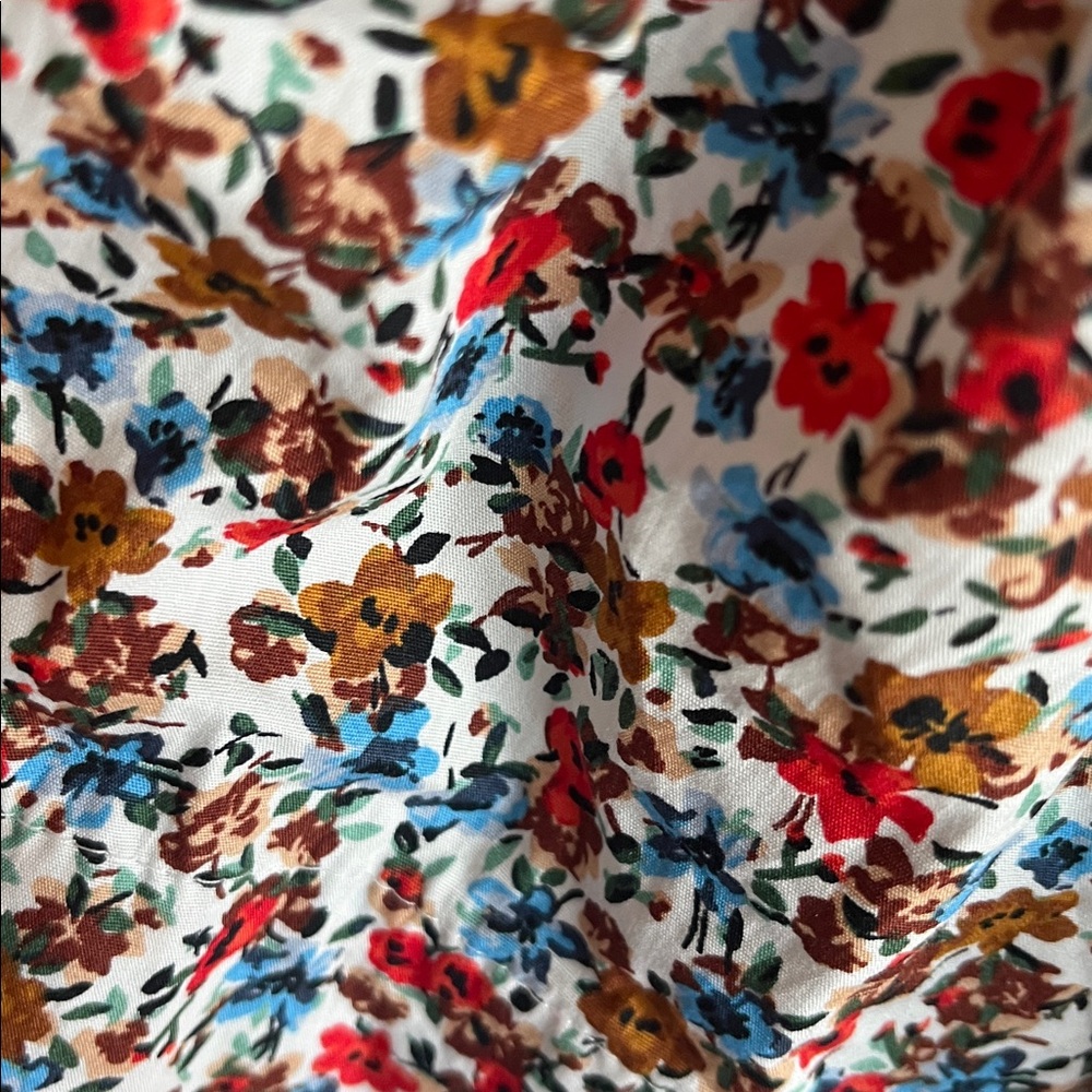 Anthropologie Multicolor Floral Mini Dress - Picture 4 of 10